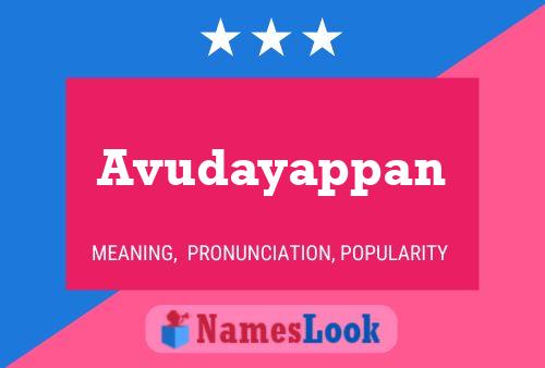 Avudayappan Name Poster