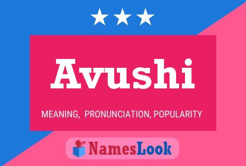 Avushi Name Poster