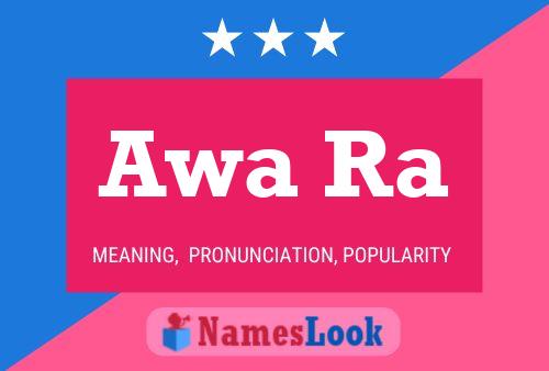 Awa Ra Name Poster