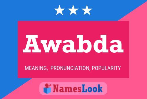 Awabda Name Poster