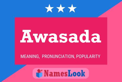 Awasada Name Poster