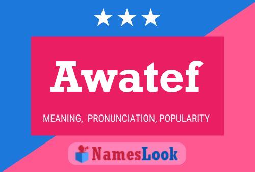 Awatef Name Poster