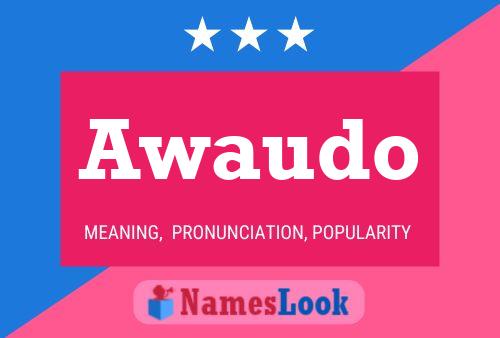 Awaudo Name Poster