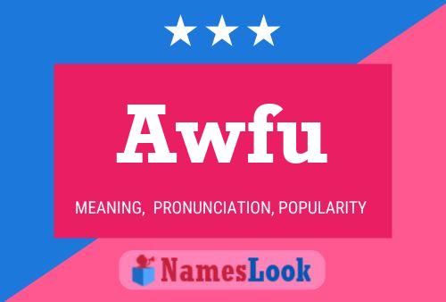 Awfu Name Poster