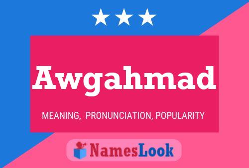 Awgahmad Name Poster