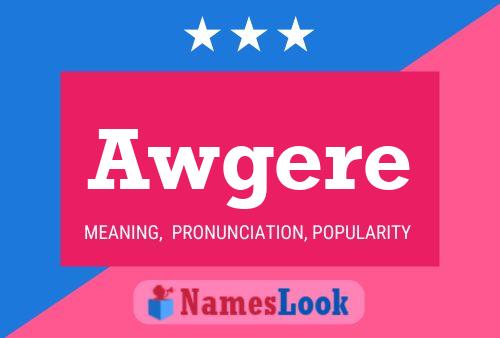 Awgere Name Poster