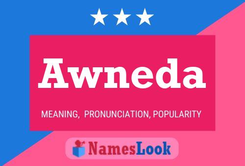 Awneda Name Poster