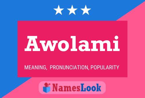 Awolami Name Poster