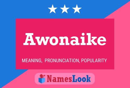 Awonaike Name Poster