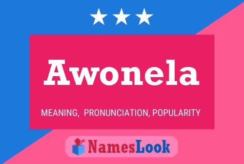 Awonela Name Poster