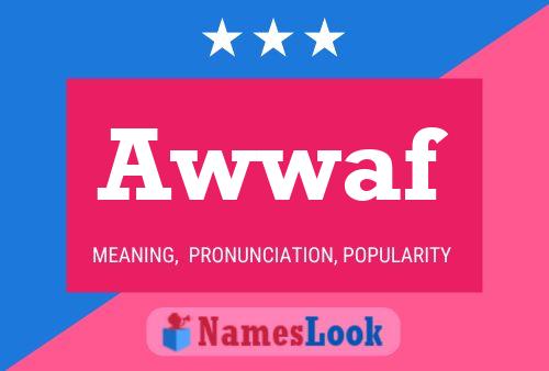 Awwaf Name Poster