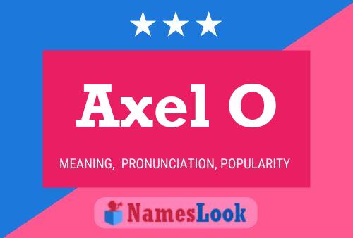 Axel O Name Poster