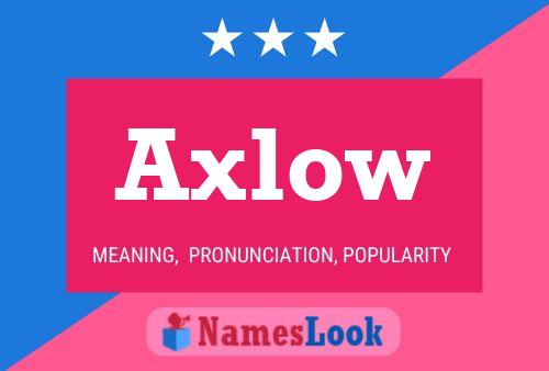 Axlow Name Poster