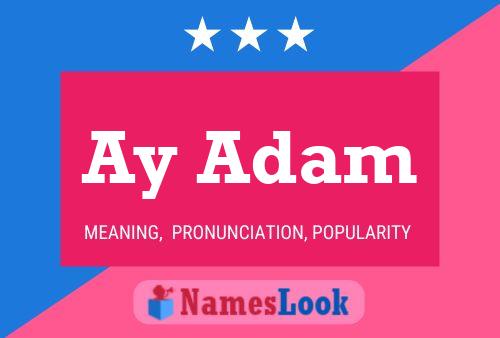 Ay Adam Name Poster