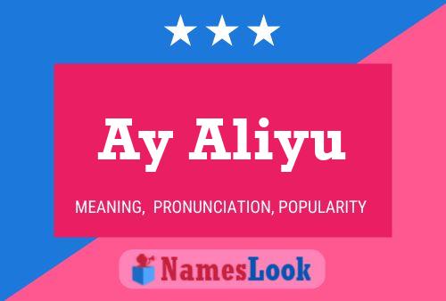 Ay Aliyu Name Poster