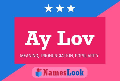 Ay Lov Name Poster