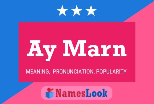 Ay Marn Name Poster