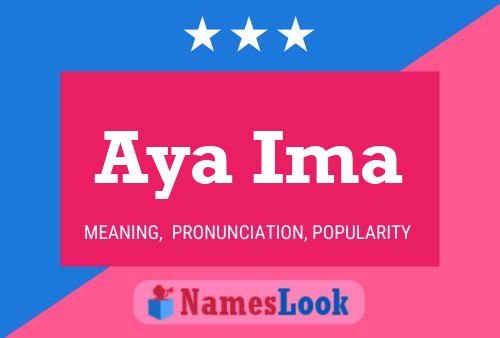 Aya Ima Name Poster