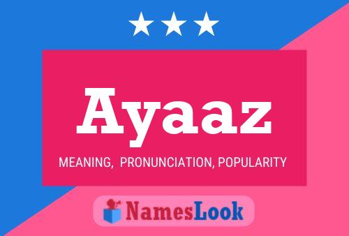 Ayaaz Name Poster