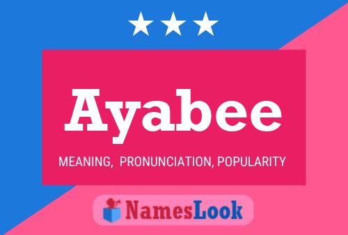 Ayabee Name Poster