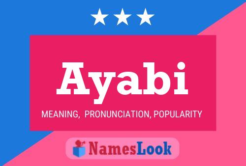 Ayabi Name Poster