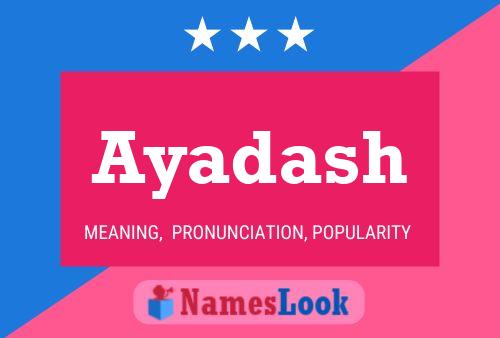 Ayadash Name Poster