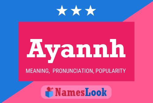 Ayannh Name Poster