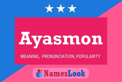 Ayasmon Name Poster