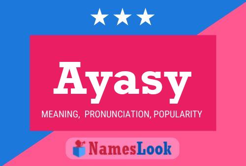 Ayasy Name Poster