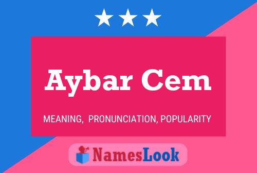 Aybar Cem Name Poster