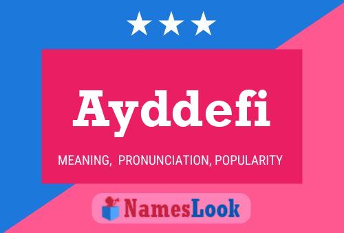 Ayddefi Name Poster