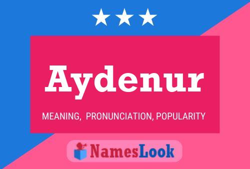 Aydenur Name Poster