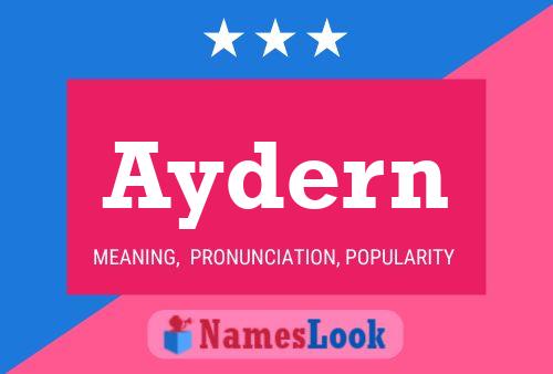 Aydern Name Poster