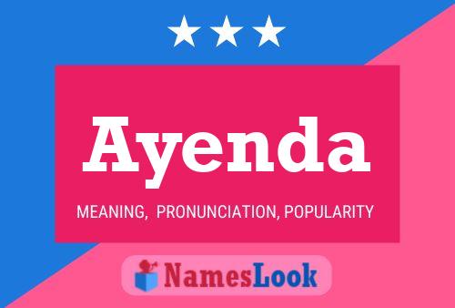 Ayenda Pronunciation Meaning Popularity