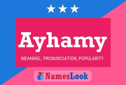 Ayhamy Name Poster