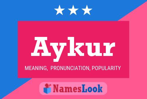 Aykur Name Poster