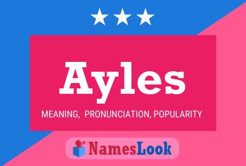 Ayles Name Poster