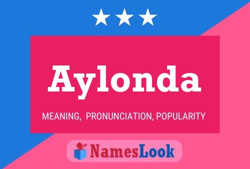 Aylonda Name Poster