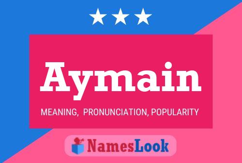 Aymain Name Poster