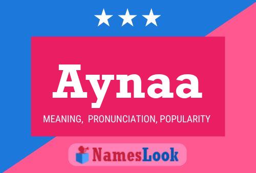 Aynaa Name Poster