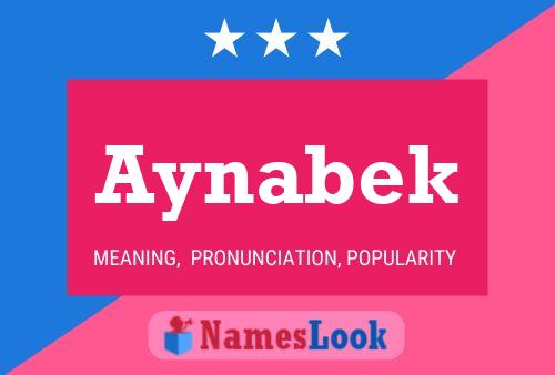 Aynabek Name Poster