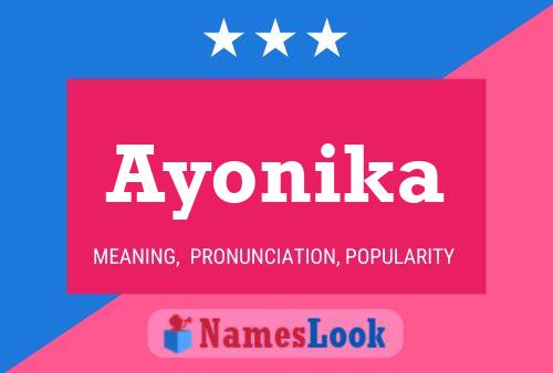 Ayonika Name Poster