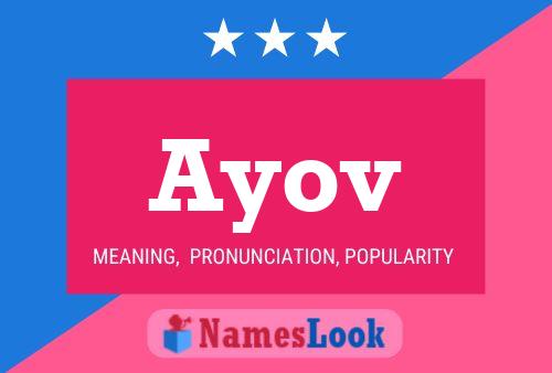 Ayov Name Poster