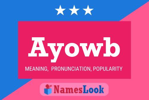 Ayowb Name Poster