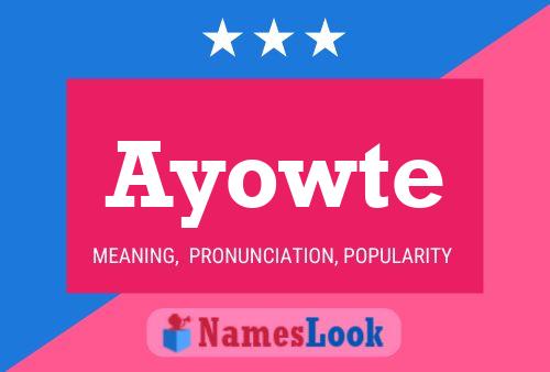 Ayowte Name Poster