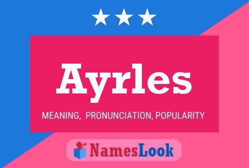 Ayrles Name Poster