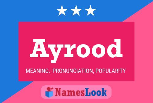 Ayrood Name Poster