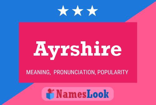 Ayrshire Name Poster