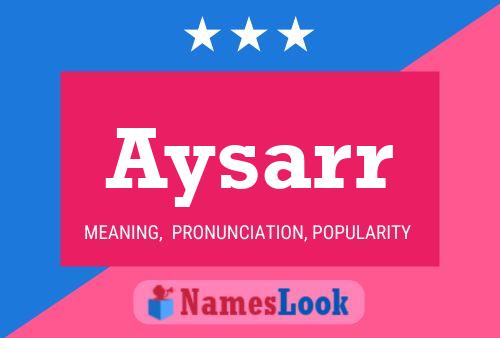 Aysarr Name Poster