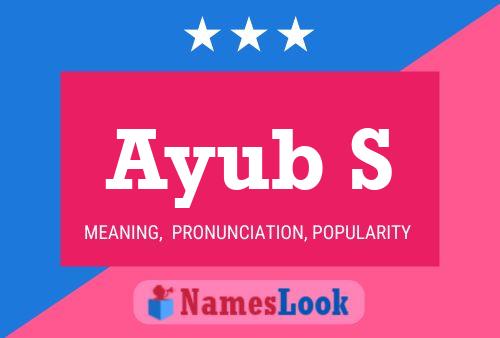 Ayub S Name Poster